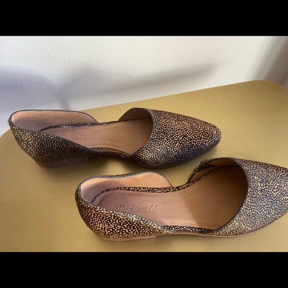 Madewell Shoes Madewell Dorsay Calf Hair Flats Poshmark